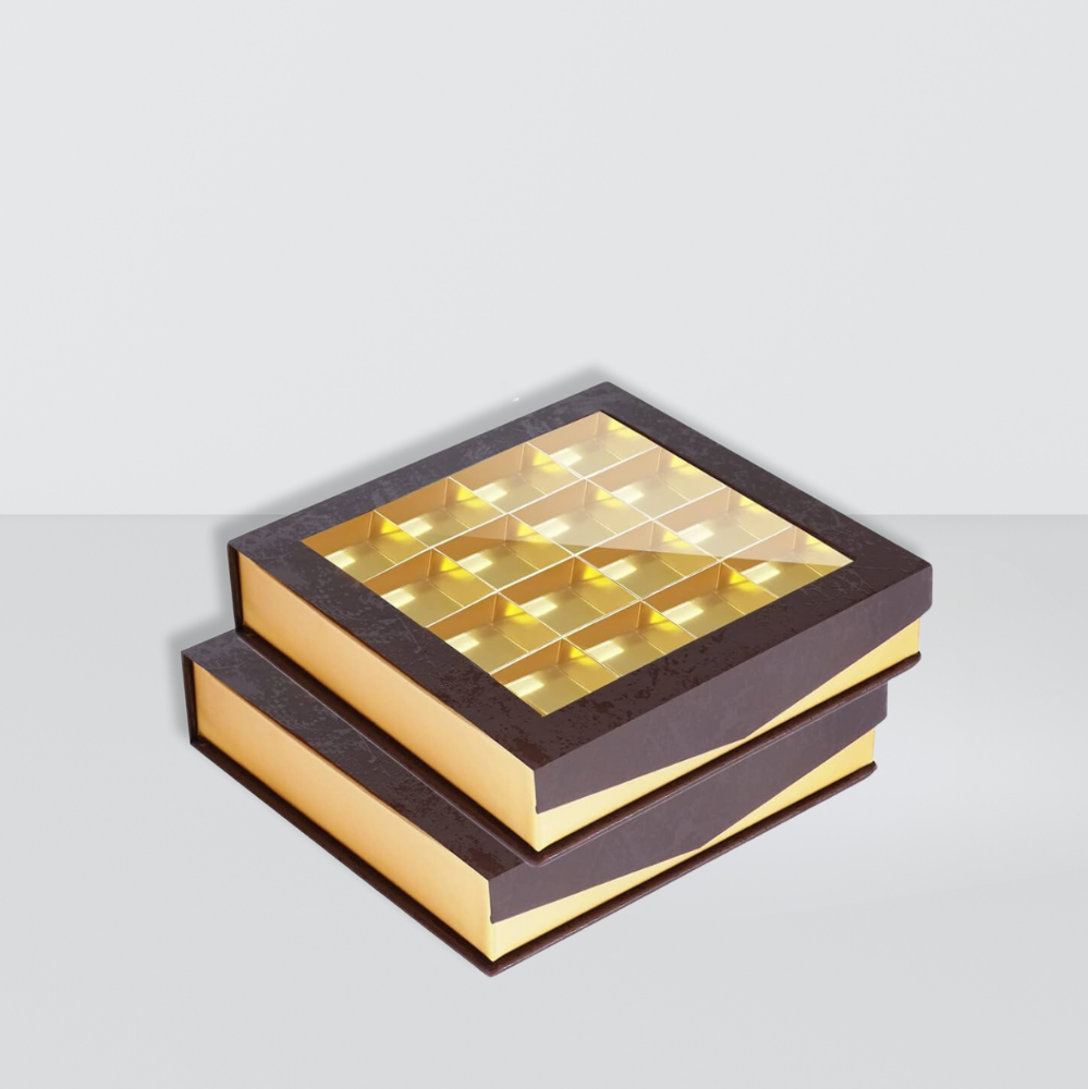 pencereli çikolata kutusu